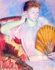 Lady with Fan - Cassatt