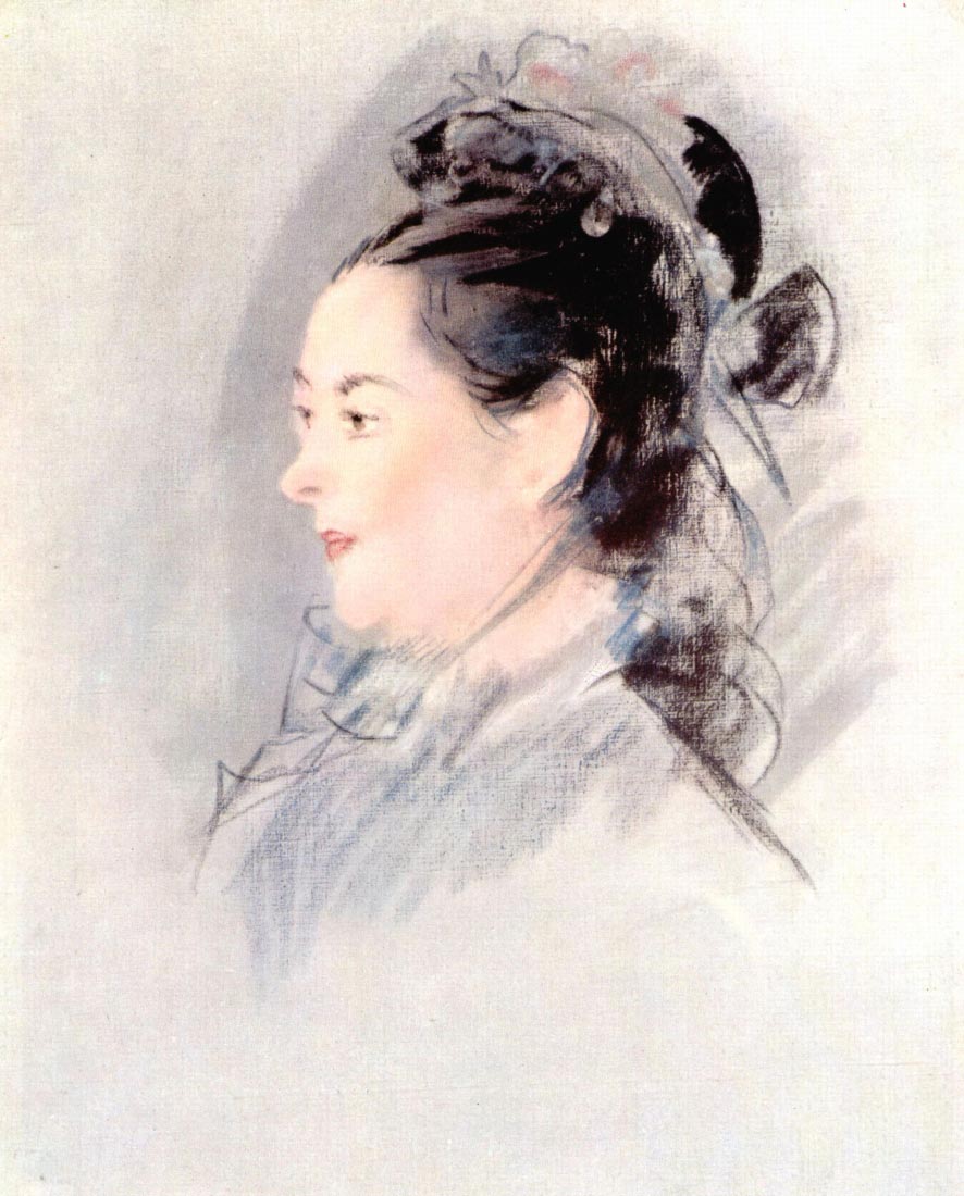 Lady with Hair Up - Manet