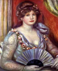 Lady with fan - Renoir