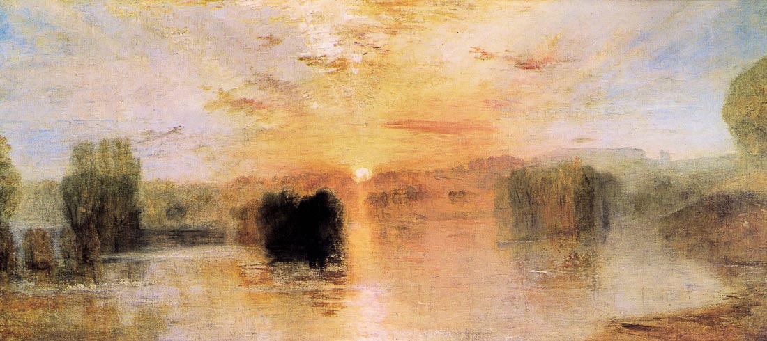 Lake Petworth sunset - Joseph Mallord Turner