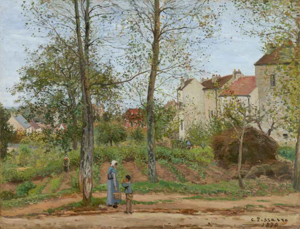 Landscape at Louveciennes (Autumn) - Camille Pissarro