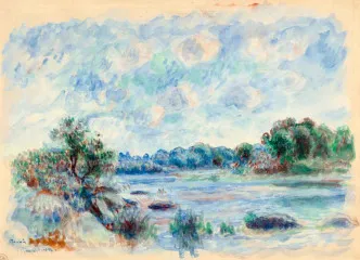 Landscape at Pont-Aven - Auguste Renoir