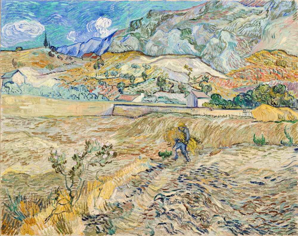 Landscape at Saint-Rémy - Vincent van Gogh