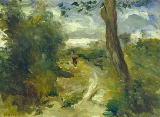 Landscape between Storms - Auguste Renoir