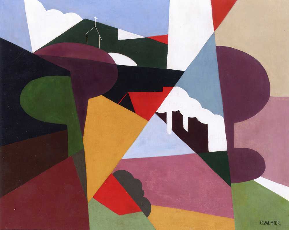 Landscape la ciotat (1922) - Georges Valmier