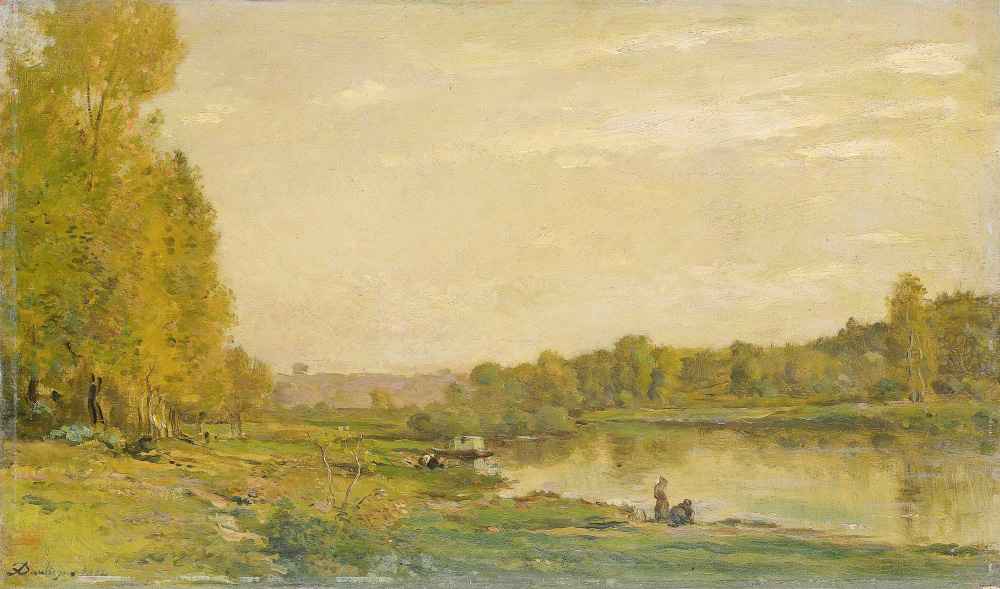 Landscape on the Oise - Charles-Francois Daubigny