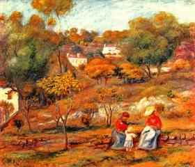 Landscape with Cagnes - Renoir