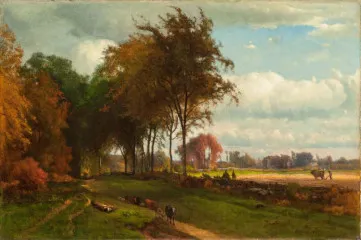 Landscape with Cattle - George Inness