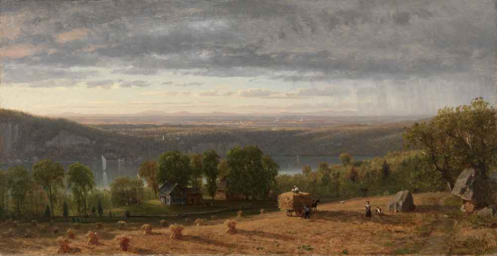Landscape with Haywain - Worthington Whittredge