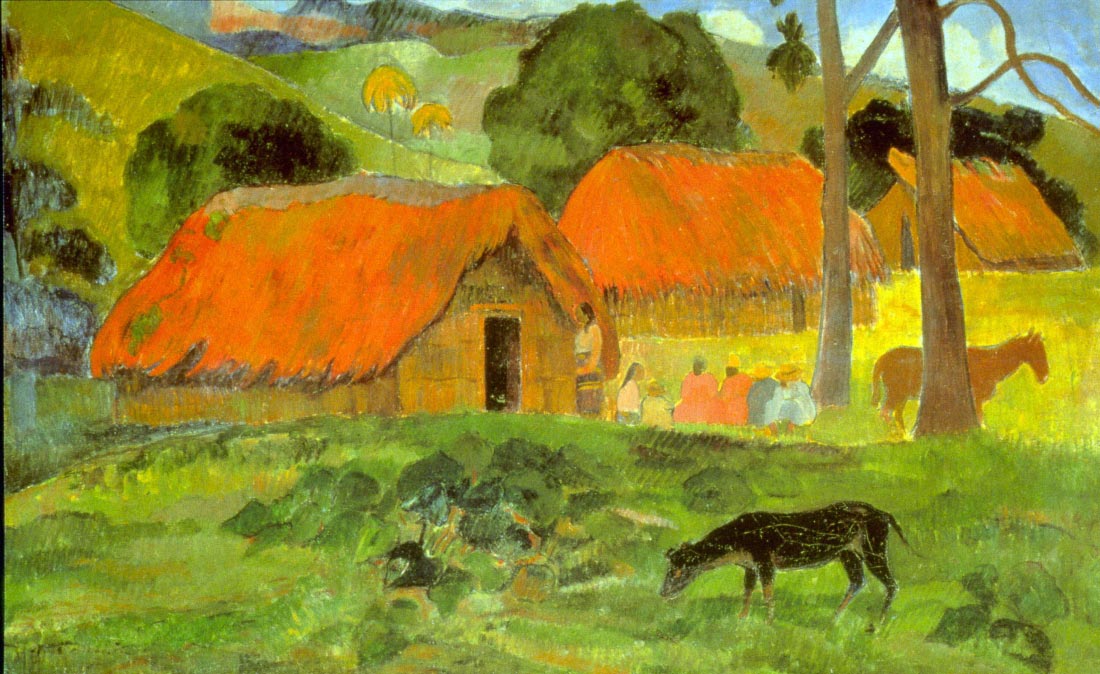 Le Trois Huttes - Gauguin