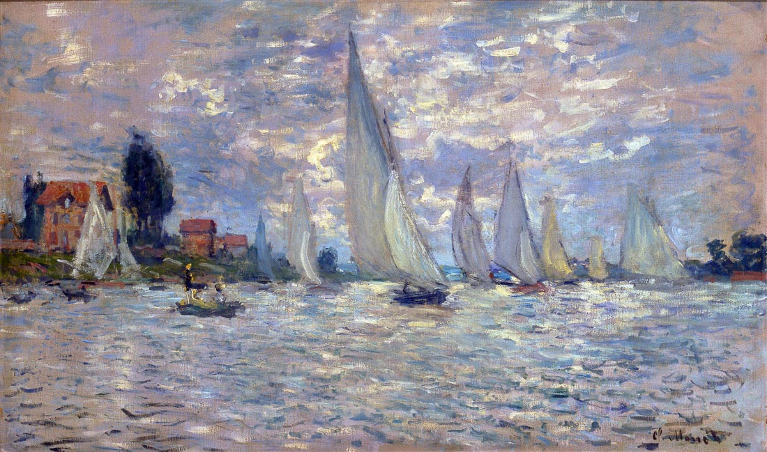 Les Barques - Monet