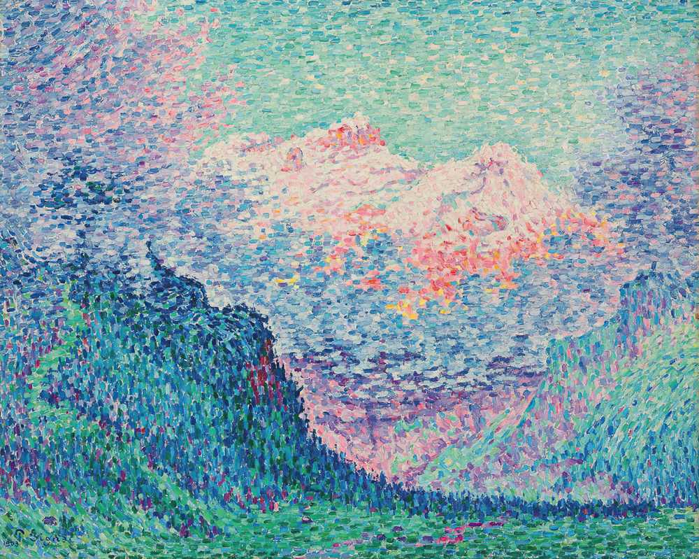 Les Diablerets (The Oldenhorn and the Becabesson) (1903) - Paul Signac