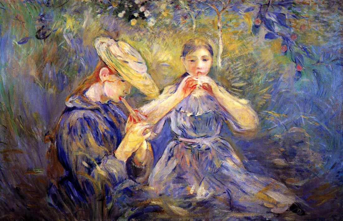 Little Flute players - Morisot