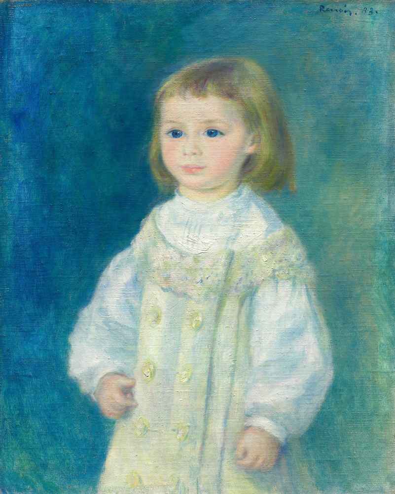 Lucie Berard (Child in White) - Auguste Renoir