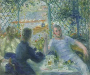 Lunch at the Restaurant Fournaise (The Rowers’ Lunch) - Auguste Renoir