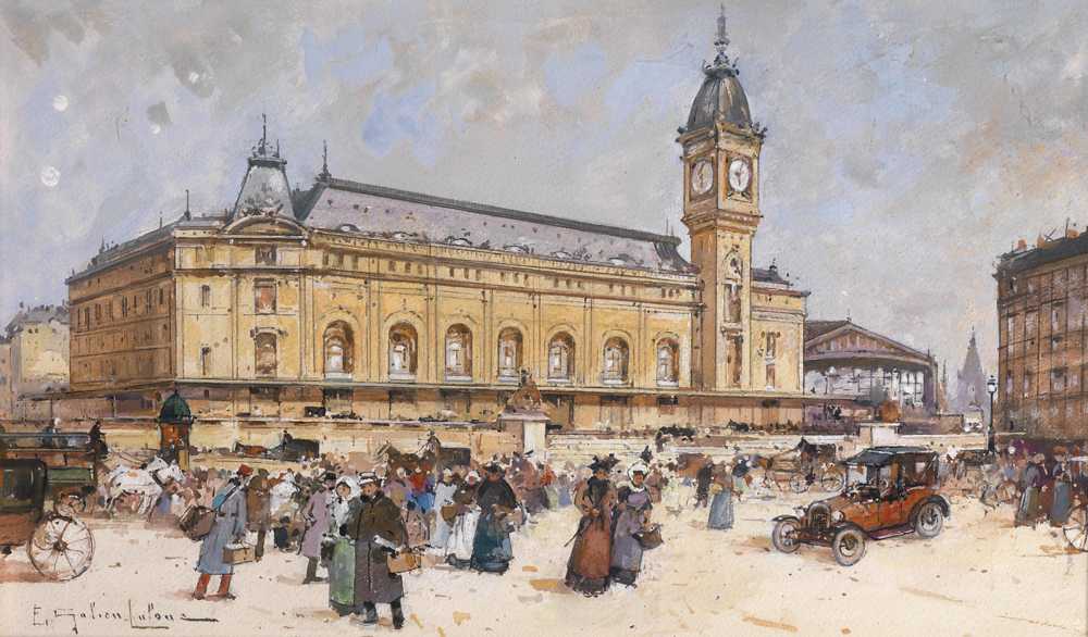 Lyon station - Eugene Galien-Laloue