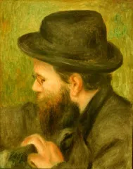 M Bernard man with the black hat - Renoir