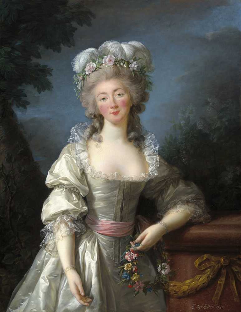 Madame du Barry (1782) - Elisabeth-Louise Vigee Le Brun
