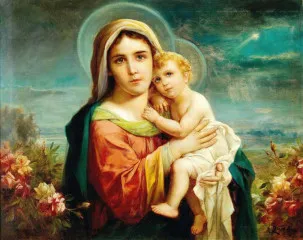 Madonna and Child - Hans Zatzka