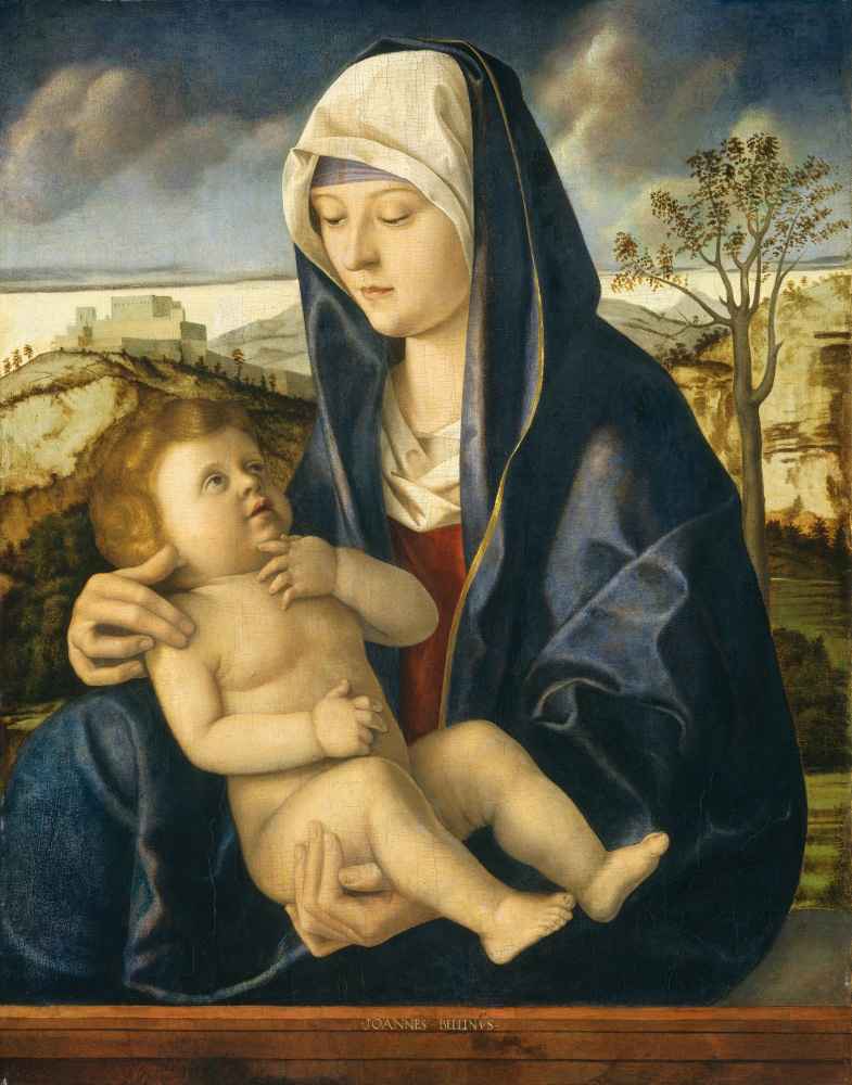 Madonna and Child in a Landscape 2 - Giovanni Bellini