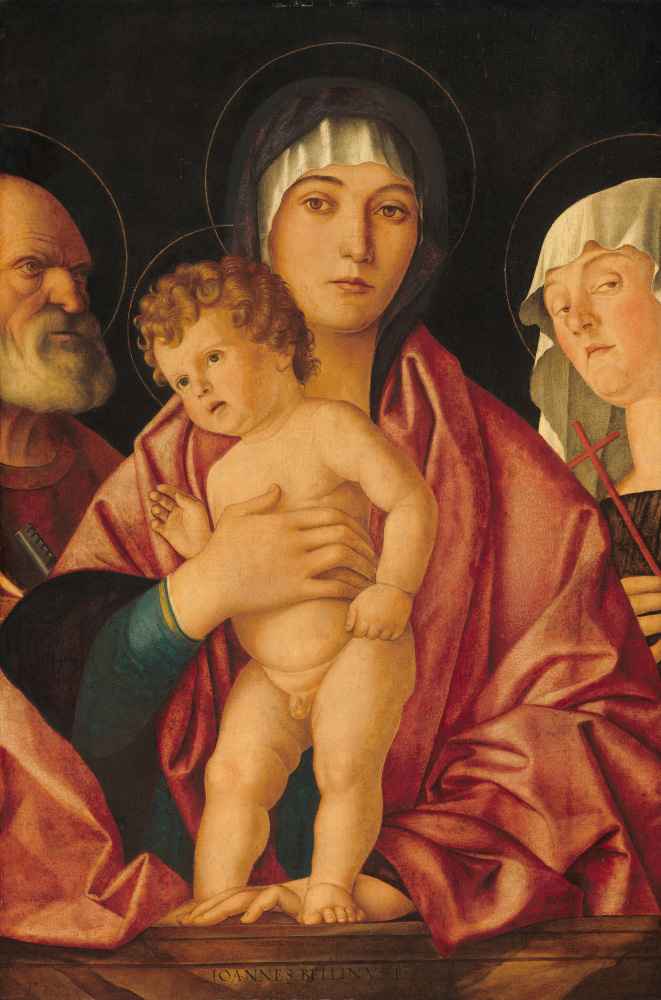 Madonna and Child with Saints 2 - Giovanni Bellini