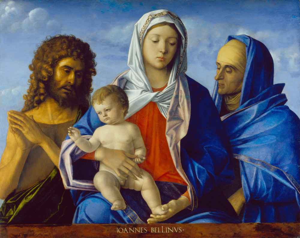 Madonna and Child with Saints John the Baptist and Elizabeth - Giovann