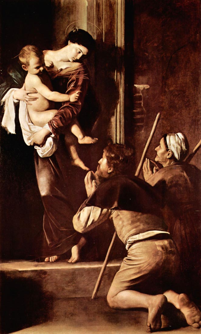 Madonna of the Pilgrims - Caravaggio