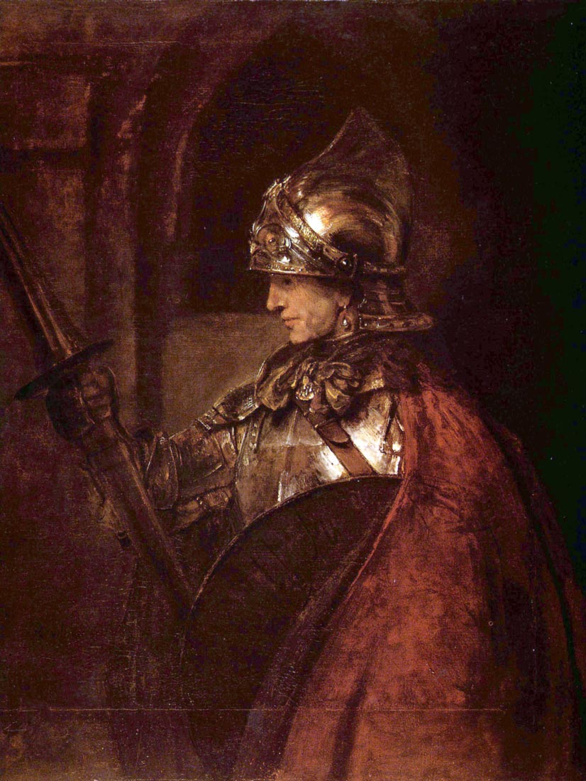 Man with arms (Alexander the Great) - Rembrandt