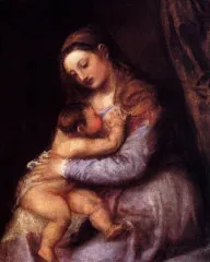 Maria with child - Titian