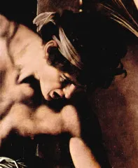 Martyrdom of St. Matthew detail - Caravaggio