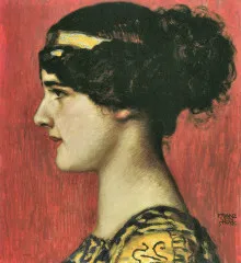 Mary as a Greek - Franz von Stuck