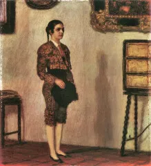 Mary as a bullfighter - Franz von Stuck