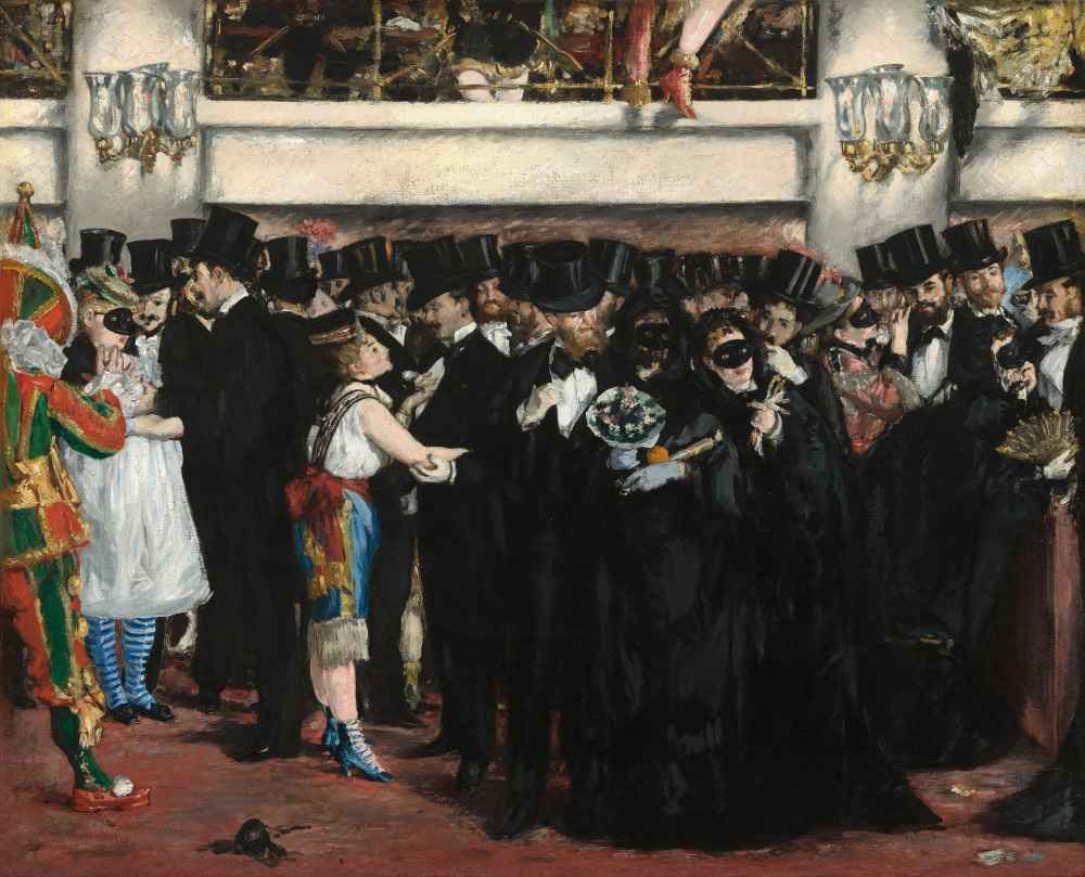 Masked Ball at the Opera - Edouard Manet