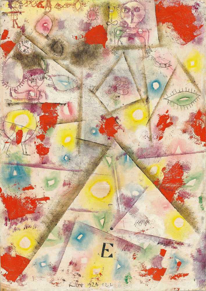 Memorial Sheet E (1924) - Paul Klee