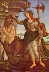 Minerva and the Centaur - Botticelli