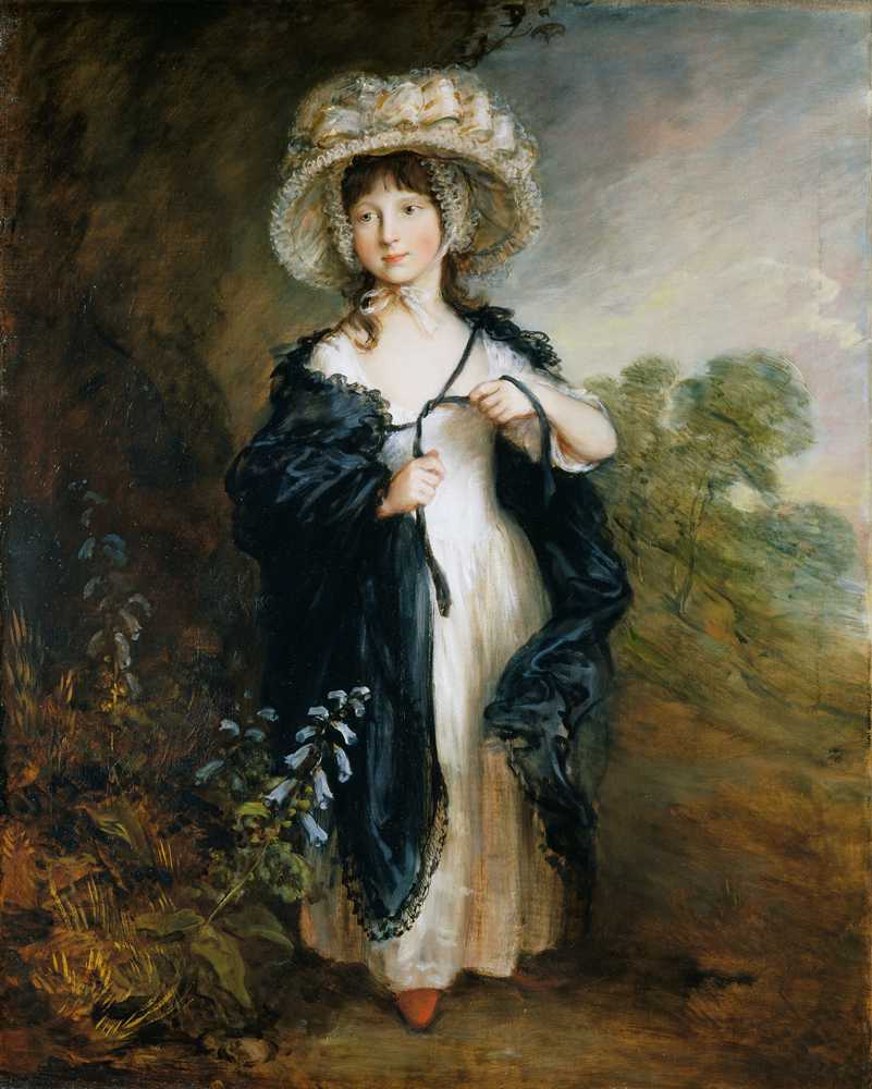 Miss Elizabeth Haverfield (early 1780s) - Thomas Gainsborough
