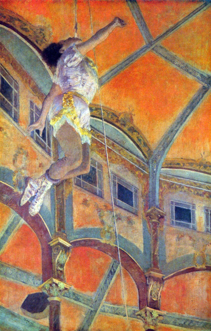 Miss Lala in Circus Fernando - Degas