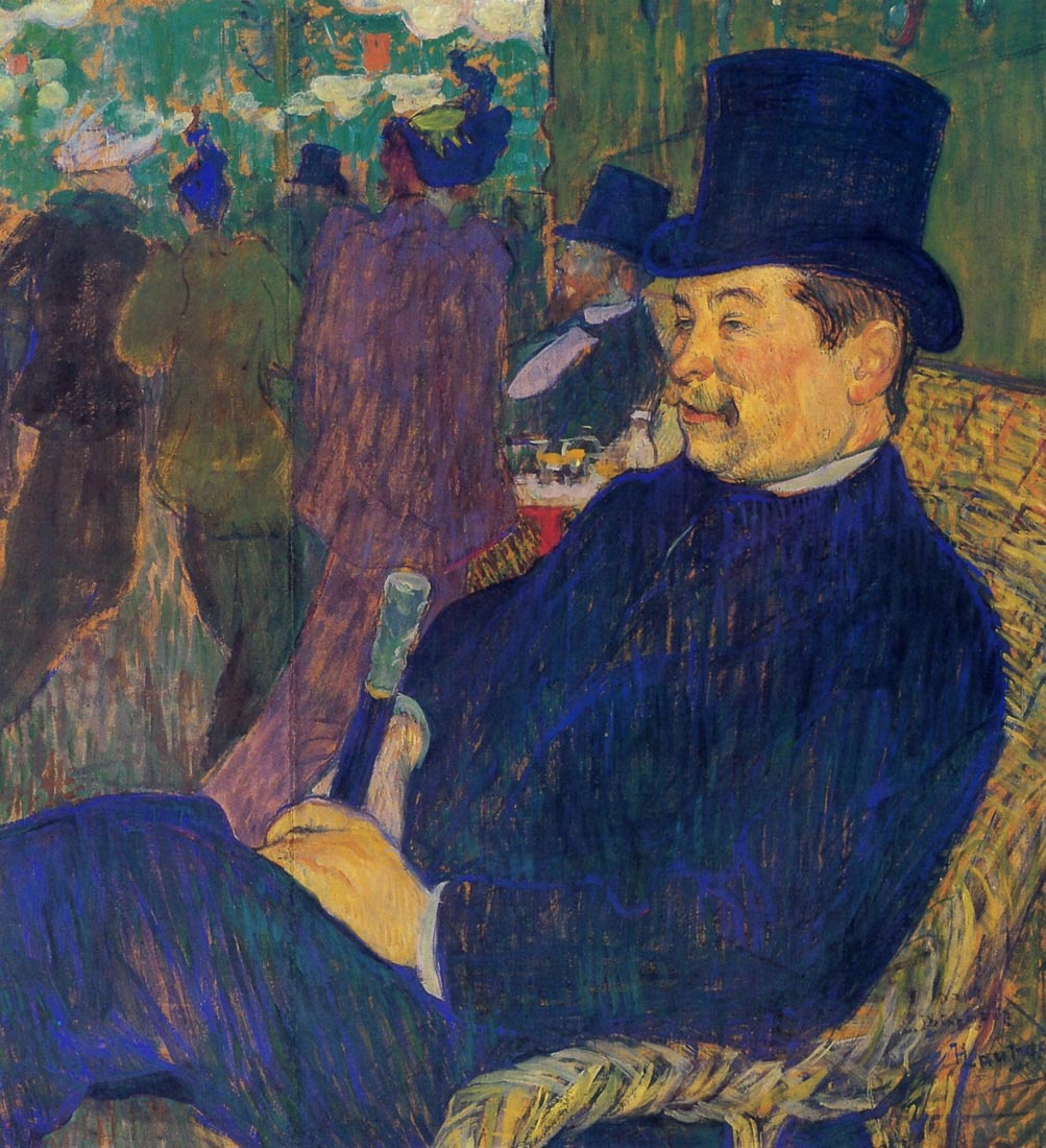 Mister Delaporte in the garden of Paris - Toulouse-Lautrec