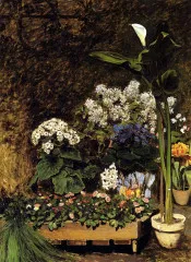 Mixed spring flowers - Renoir