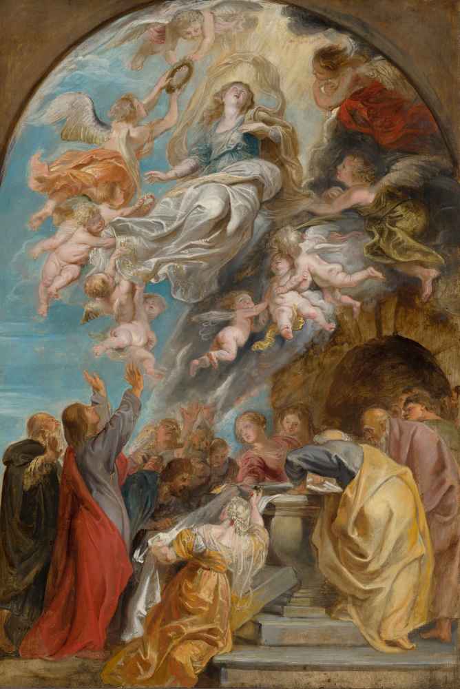 Modello for the Assumption of the Virgin - Peter Paul Rubens