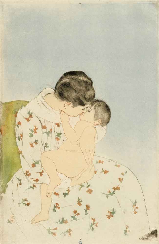 Mothers Kiss - Mary Cassatt