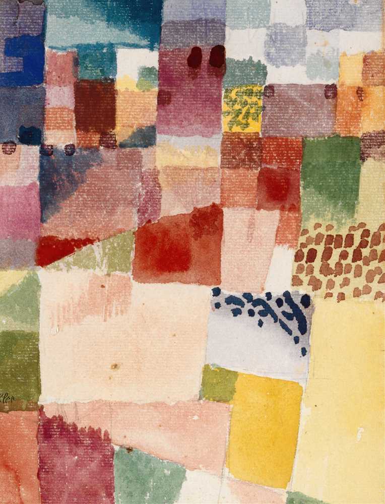 Motif from Hammamet (1914) - Paul Klee