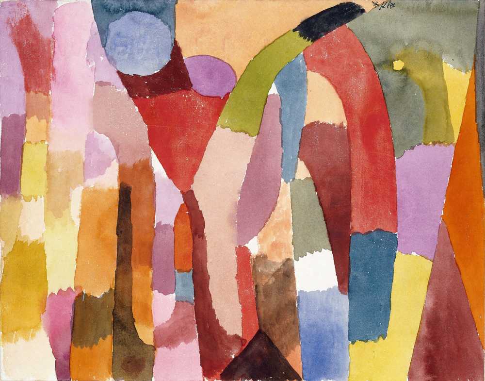 Movement of Vaulted Chambers (1915) - Paul Klee