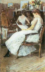 Mrs. Hassam and her sister - Hassam