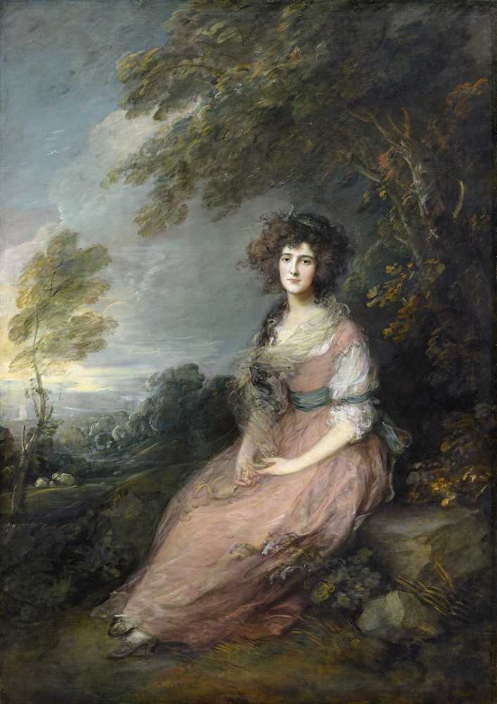 Mrs. Richard Brinsley Sheridan (1785-1787) - Thomas Gainsborough