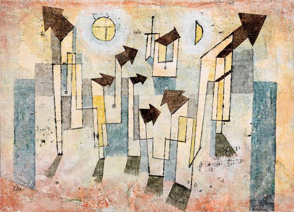 Mural from the Temple of Longing (1922) - Paul Klee