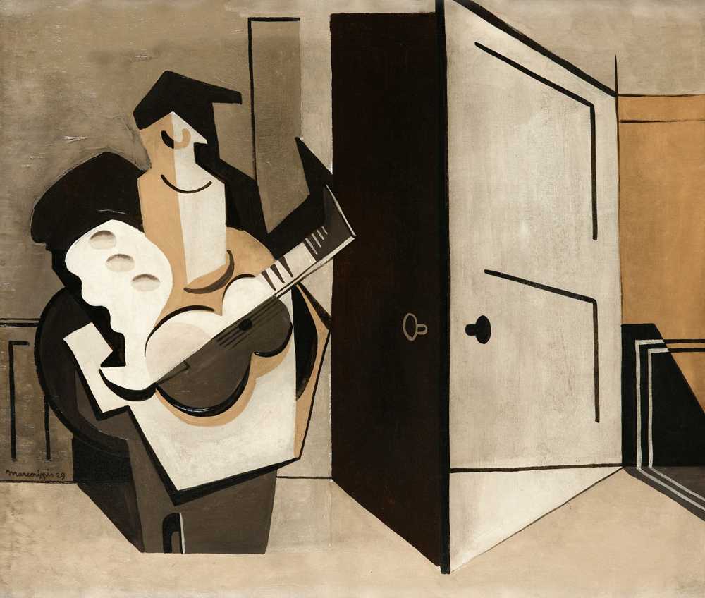 Musician in an Interior (1929) - Louis Marcoussis