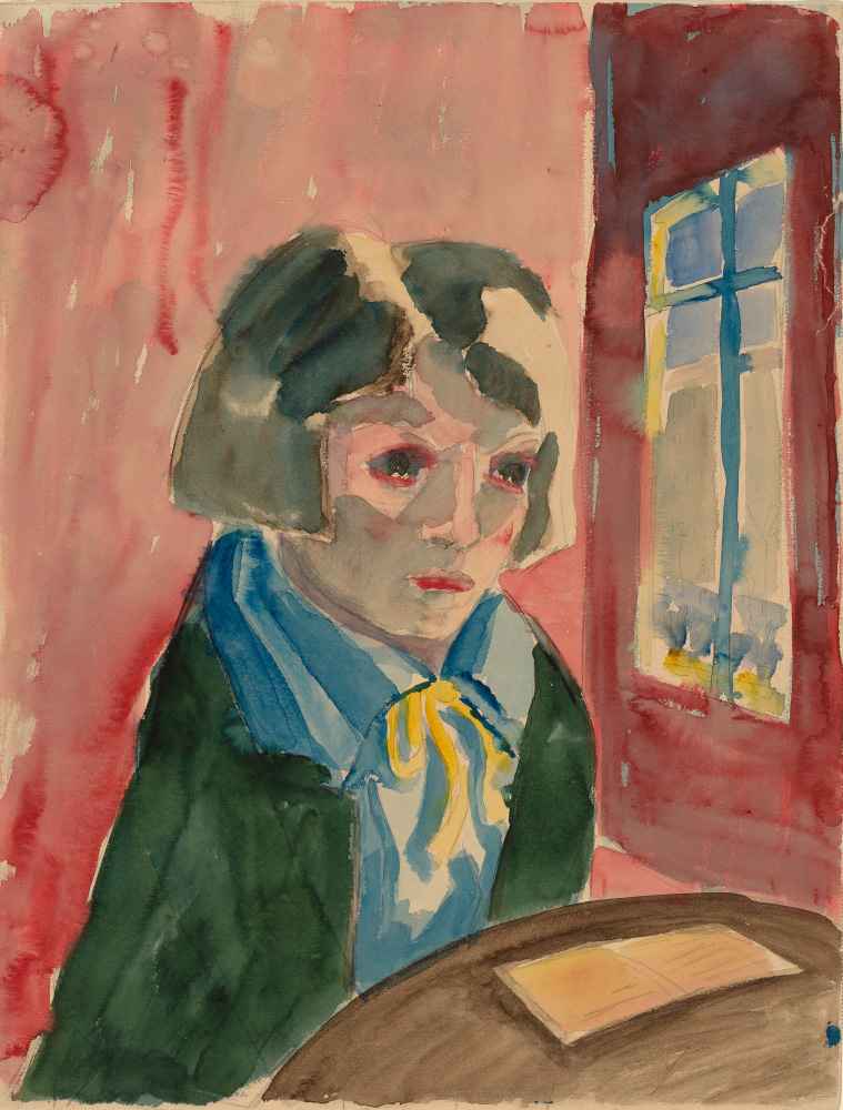 Mädchen am Fenster (Girl by the Window) - Walter Gramatte