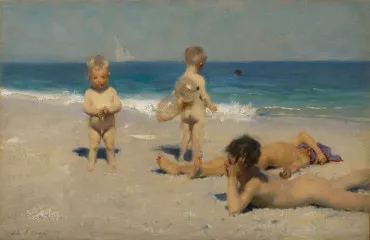 Neapolitan Children Bathing - John Singer Sargent
