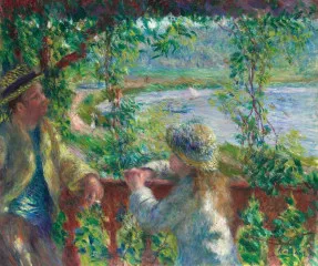 Near the Lake - Auguste Renoir